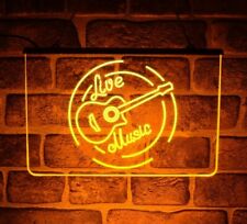 Live Music Guitar LED Neon
