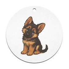 2 x 70mm 'German Shepherd