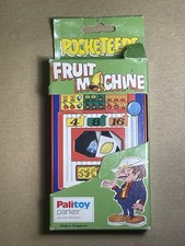 Vintage 1970s Palitoy Pocketeers Pocket Fruit Machine Hand Held Game 1975 In Box