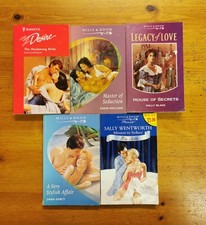 4 x Mills & Boon and 1 x Silhouette Desire Romance Book Bundle (8)
