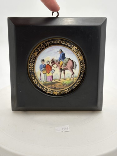 Framed 19th century pratt - 19th, ware