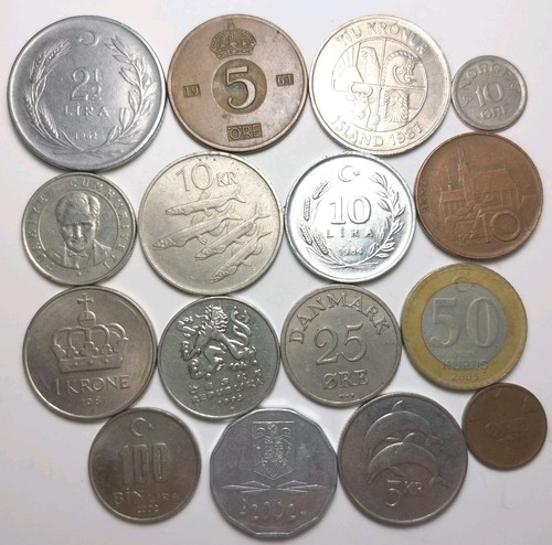 European coins bulk job - european,
