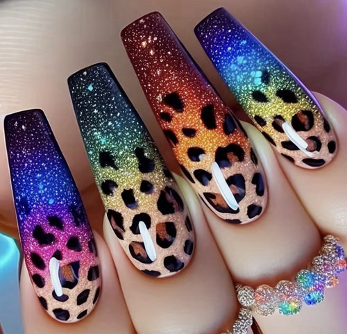 Multicolour leopard print - leopard,