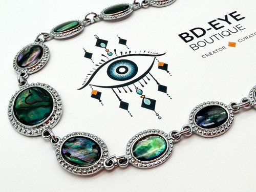 Abalone shell panel - panel, bracelet