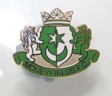 MONEYFIELDS FC Football Club Enamel Badge Non League Football Club  