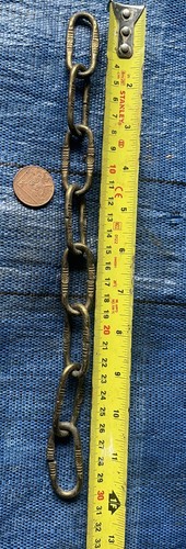 Link brass chandelier chain - link,