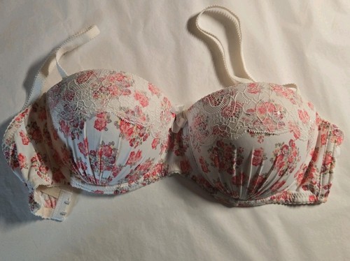Women cream floral - women's, bra