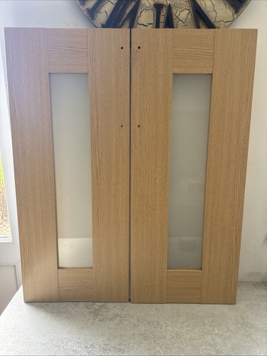 Pair kitchen doors glazed - of,