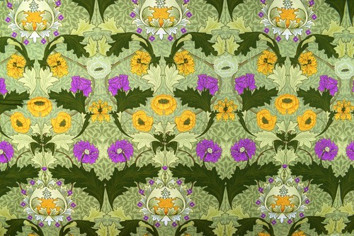 William morris olive orchard - olive,