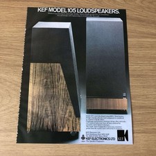 GRAM133 MAGAZINE ADVERT 11X8 KEF MODEL 105 LOUDSPEAKER