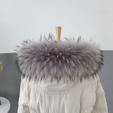 Detachable Faux Fur Hood Trim