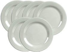 White dinner plate piece - white,