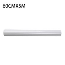 10/5m STICKY BACK PLASTIC VINYL WRAP FABLON GLOSSY WHITE SELF ADHESIVE FILM ROLL
