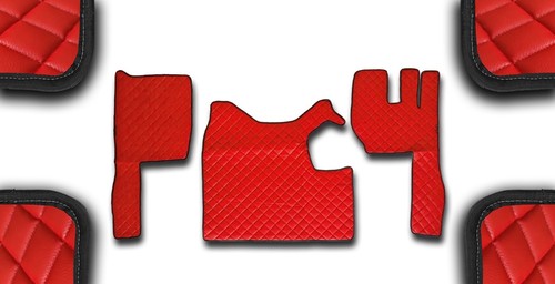 Red layers eco leather - eco, floor