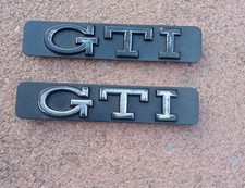 Mk3 Volkswagen Golf Gti Badges Side Moulding Pair X2  8v 16v VW 1h6 853714c