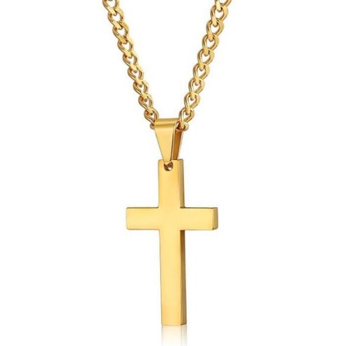 Metal black rosary cross - rosary,