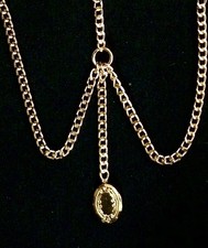 OVAL LOCKET Gold Colour DOUBLE