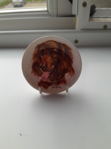 Small decorative plate red - small,
