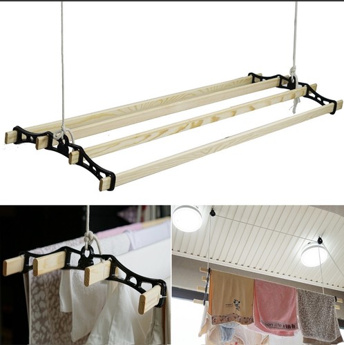 Edwardian clothes airer - airer, lath
