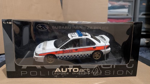 Autoart subaru impreza police - autoart,