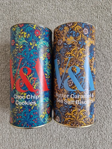 Biscuit tins empty - x,