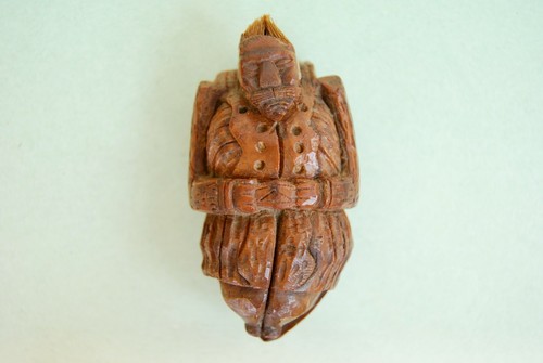 Antique coquilla snuff box - coquilla,