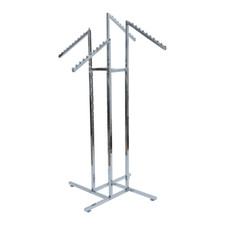 4 Way Sloping arm Chrome