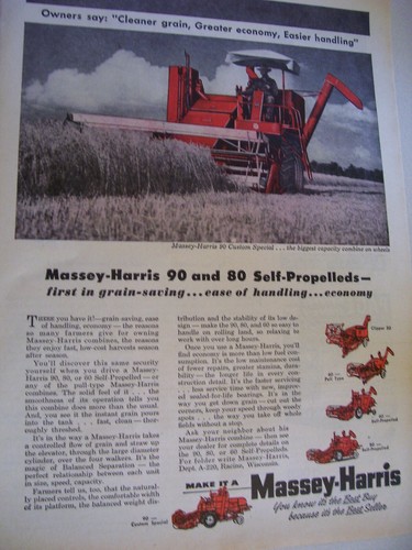 Vintage massey harris - vintage,
