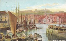 Postcard Whitby Harbour by