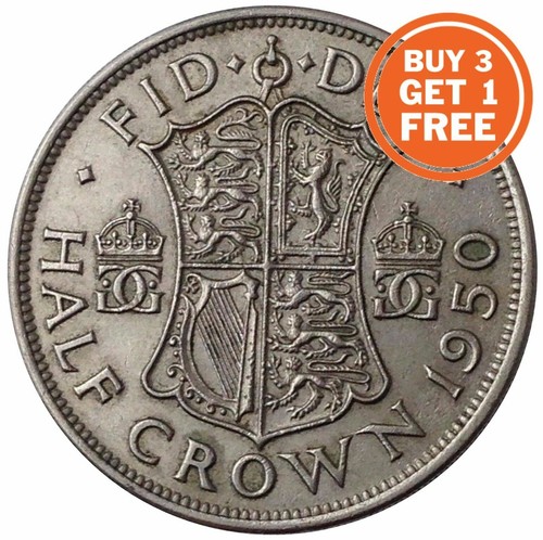 Half crown george coin - george,