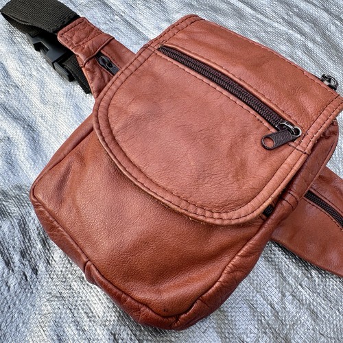 90s vintage genuine - vintage, leather