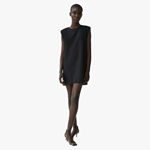 Zara womens black minimalist - zara,