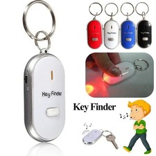 Anti Lost Whistle Key Finder Flashing Beeping Remote for Keys Bags Wallets