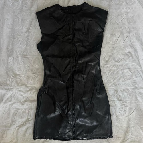 Zara faux leather sleeveless