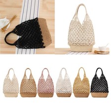 Womens Boho Straw Bag Clutch