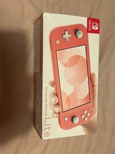 Nintendo Switch Lite 32GB, Coral Pink, Handheld Console Made in Japan