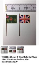 2x 25mm 28mm British Colonial