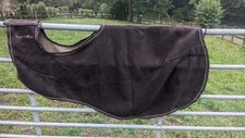 135cm 4'6"  Equi-theme Tundra Sherpa Fleece Exercise Sheet Winter Warm Brown 