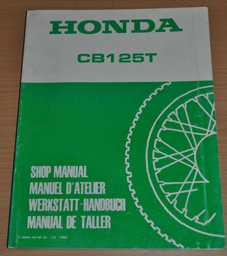 Honda cb125t stand 1982 - cb125t, shop
