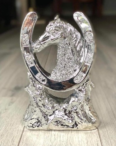 Horse shoe ornament crushed - horse,