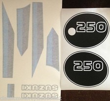 SUZUKI TS250 TS250ER DECAL SET