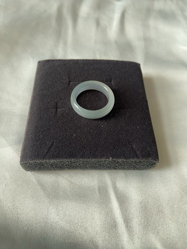 Jade solid band - jade, ring,