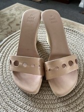 Zara Nude/Pink Leather Mules 5