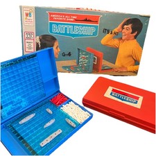 Vintage 1971 Battleship Game - 100% Complete - Milton Bradley - Rare US Version