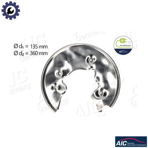 Splash guard brake - splash,