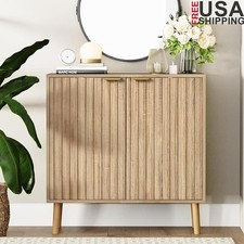 Modern Fluted Credenza Storage