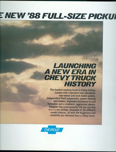 New car brochure 1988 - -,