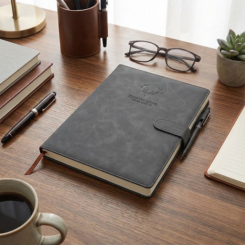 Leather notebook 400 lined - 400,