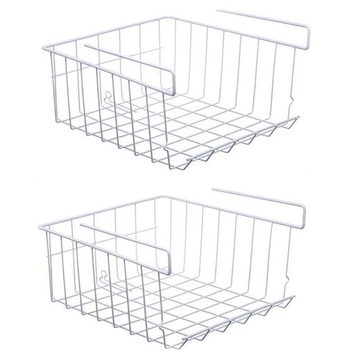 2pcs large under shelf storage - 2pcs,