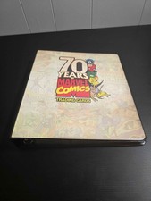 70 Years of Marvel Comics Card ALBUM BINDER, SET AND T1-T9